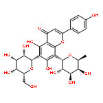 5,7-DIHYDROXY-2-(4-HYDROXYPHENYL)-6-[(2S,3S,4R,5R,6R)-3,4,5-TRIHYDROXY-6-(HYDROXYMETHYL)OXAN-2-YL]-8-[(2S,3S,4R,5S,6S)-3,4,5-TRIHYDROXY-6-METHYL-OXAN-2-YL]CHROMEN-4-ONE