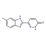 3(2H)-PYRIDAZINONE, 6-(5-METHYL-1H-BENZIMIDAZOL-2-YL)-