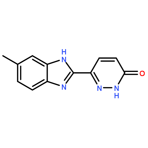 3(2H)-PYRIDAZINONE, 6-(5-METHYL-1H-BENZIMIDAZOL-2-YL)-