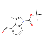 1H-Indole-1-carboxylic acid, 4-formyl-3-iodo-, 1,1-dimethylethyl ester