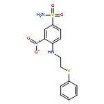 Benzenesulfonamide, 3-nitro-4-[[2-(phenylthio)ethyl]amino]-