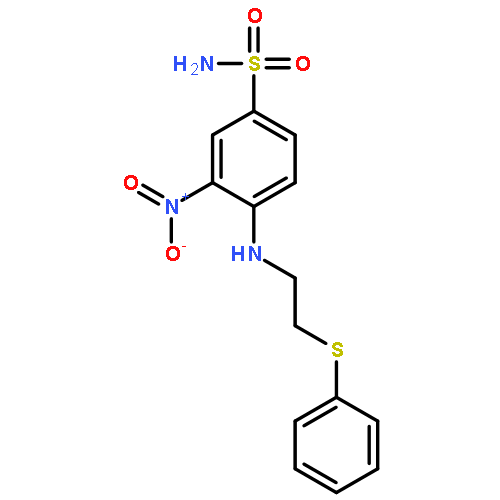 Benzenesulfonamide, 3-nitro-4-[[2-(phenylthio)ethyl]amino]-