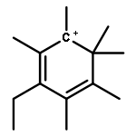 Cyclohexadienylium, 3-ethyl-1,2,4,5,6,6-hexamethyl-