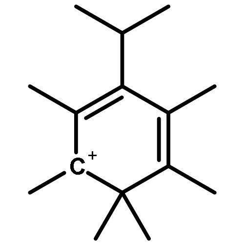 CYCLOHEXADIENYLIUM, 1,2,4,5,6,6-HEXAMETHYL-3-(1-METHYLETHYL)-