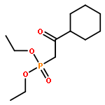 Phosphonic acid, (2-cyclohexyl-2-oxoethyl)-, diethyl ester