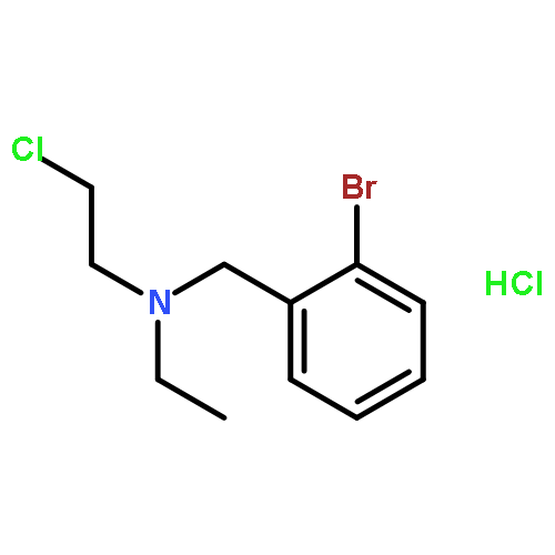 Benzenemethanamine,2-bromo-N-(2-chloroethyl)-N-ethyl-, hydrochloride (1:1)