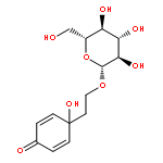 4-[2-(beta-D-glucopyranosyloxy)ethyl]-4-hydroxycyclohexa-2,5-dien-1-one