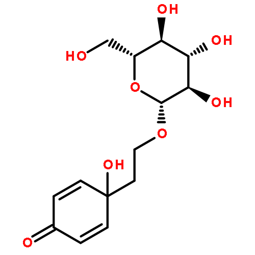 4-[2-(beta-D-glucopyranosyloxy)ethyl]-4-hydroxycyclohexa-2,5-dien-1-one