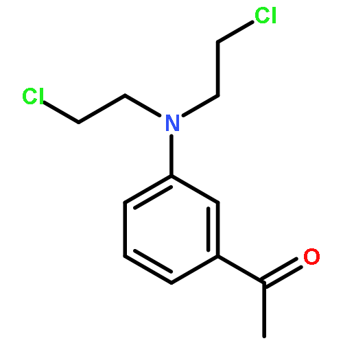 Ethanone, 1-[3-[bis(2-chloroethyl)amino]phenyl]-