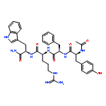 L-TRYPTOPHANAMIDE, N-ACETYL-L-TYROSYL-D-PHENYLALANYL-L-ARGINYL-