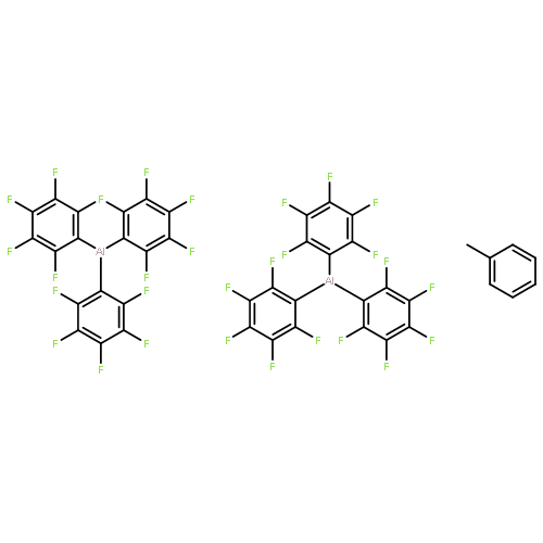 Aluminum, tris(pentafluorophenyl)-, compd. with methylbenzene (2:1)