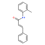 N-(2-METHYLPHENYL)-3-PHENYLPROP-2-ENAMIDE