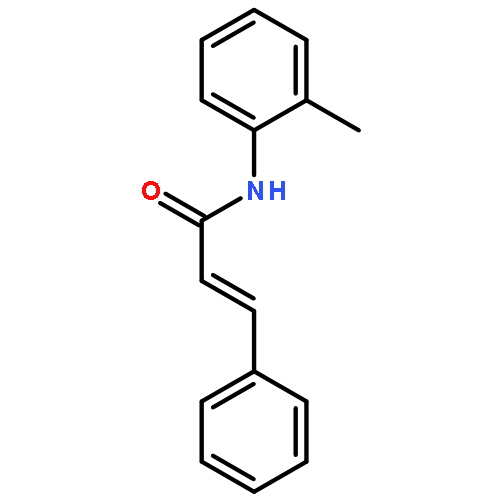 N-(2-METHYLPHENYL)-3-PHENYLPROP-2-ENAMIDE