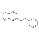 PYRIDINE, 2-[2-(1,3-BENZODIOXOL-5-YL)ETHYL]-