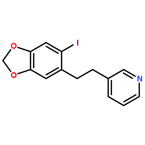 PYRIDINE, 3-[2-(6-IODO-1,3-BENZODIOXOL-5-YL)ETHYL]-