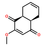 1,4-Naphthalenedione, 4a,5,8,8a-tetrahydro-2-methoxy-, cis-