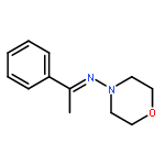 4-Morpholinamine, N-(1-phenylethylidene)-