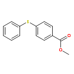 Benzoic acid, 4-(phenylthio)-, methyl ester