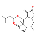 (5,8A-DIMETHYL-1-METHYLIDENE-2,8-DIOXO-3A,4,5,5A,9,9A-HEXAHYDROAZULENO[6,5-B]FURAN-9-YL) 3-METHYLBUTANOATE