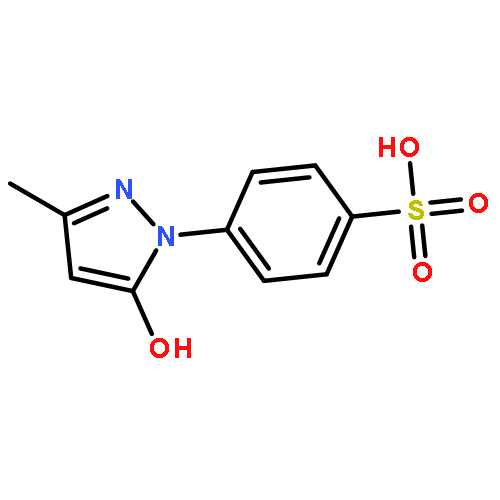 Benzenesulfonic acid, 4-(5-hydroxy-3-methyl-1H-pyrazol-1-yl)-