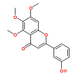 2-(3-HYDROXYPHENYL)-5,6,7-TRIMETHOXYCHROMEN-4-ONE