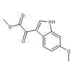 1H-Indole-3-aceticacid, 6-methoxy-a-oxo-,methyl ester