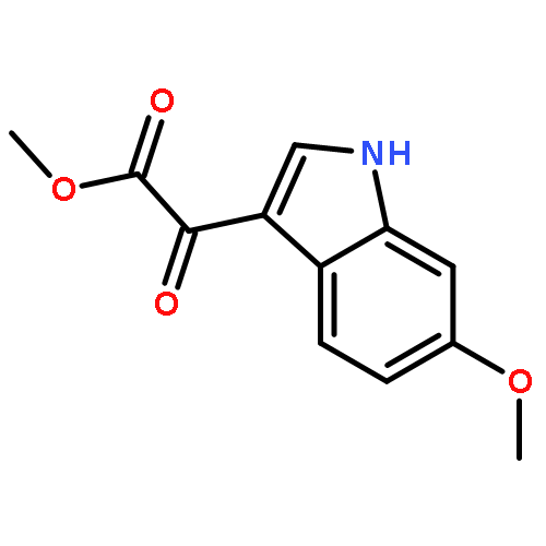 1H-Indole-3-aceticacid, 6-methoxy-a-oxo-,methyl ester