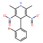 Pyridine, 4-(2-bromophenyl)-1,4-dihydro-2,6-dimethyl-3,5-dinitro-