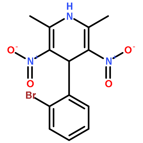 Pyridine, 4-(2-bromophenyl)-1,4-dihydro-2,6-dimethyl-3,5-dinitro-