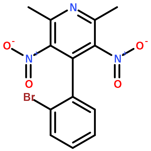 PYRIDINE, 4-(2-BROMOPHENYL)-2,6-DIMETHYL-3,5-DINITRO-