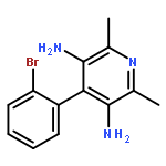 3,5-Pyridinediamine, 4-(2-bromophenyl)-2,6-dimethyl-