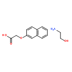 Acetic acid, (2-naphthalenyloxy)-, compd. with 2-aminoethanol (1:1)