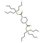 Piperazine, 1,4-bis[thioxo[(tributylstannyl)thio]methyl]-