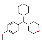 Morpholine, 4,4'-[(4-methoxyphenyl)methylene]bis-