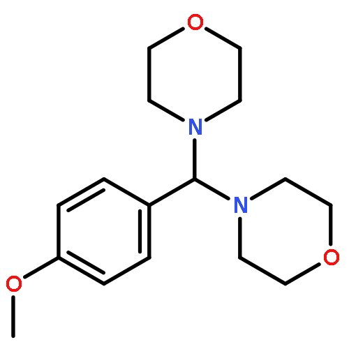 Morpholine, 4,4'-[(4-methoxyphenyl)methylene]bis-