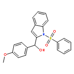 [1-(benzenesulfonyl)indol-2-yl]-(4-methoxyphenyl)methanol