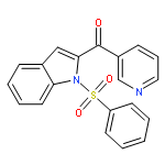 [1-(BENZENESULFONYL)INDOL-2-YL]-PYRIDIN-3-YLMETHANONE