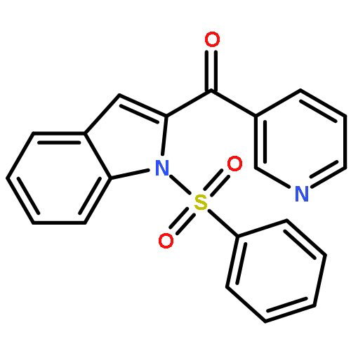 [1-(BENZENESULFONYL)INDOL-2-YL]-PYRIDIN-3-YLMETHANONE