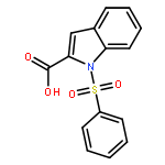 1H-Indole-2-carboxylicacid, 1-(phenylsulfonyl)-