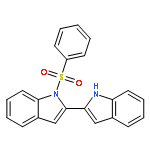 2,2'-Bi-1H-indole, 1-(phenylsulfonyl)-