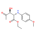 L-NORVALINE, 3-HYDROXY-N-(4-METHOXYPHENYL)-4-OXO-, ETHYL ESTER, (3S)-