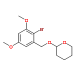 2H-Pyran, 2-[(2-bromo-3,5-dimethoxyphenyl)methoxy]tetrahydro-