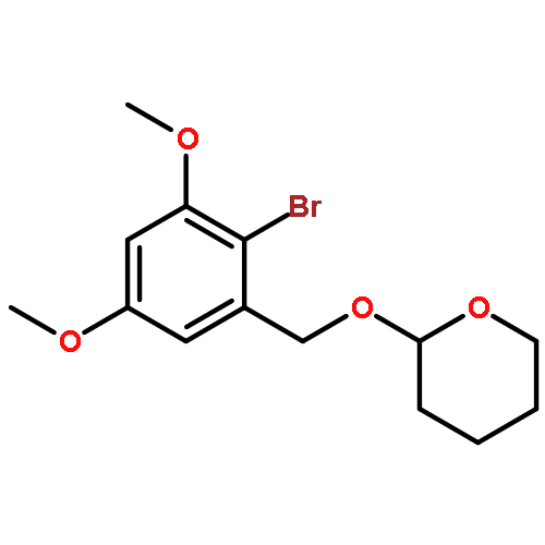 2H-Pyran, 2-[(2-bromo-3,5-dimethoxyphenyl)methoxy]tetrahydro-