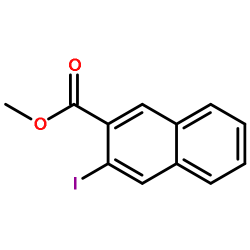 2-Naphthalenecarboxylic acid, 3-iodo-, methyl ester