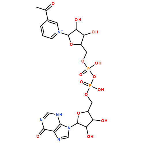 Inosine 5'-(trihydrogendiphosphate), P'®5'-esterwith 3-acetyl-1-b-D-ribofuranosylpyridinium,inner salt (9CI)