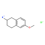 6-methoxy-1,2,3,4-tetrahydronaphthalen-2-aminium chloride