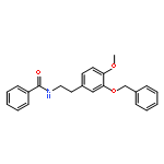 Benzamide, N-[2-[4-methoxy-3-(phenylmethoxy)phenyl]ethyl]-