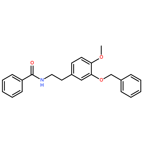 Benzamide, N-[2-[4-methoxy-3-(phenylmethoxy)phenyl]ethyl]-