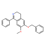 Isoquinoline, 3,4-dihydro-7-methoxy-1-phenyl-6-(phenylmethoxy)-