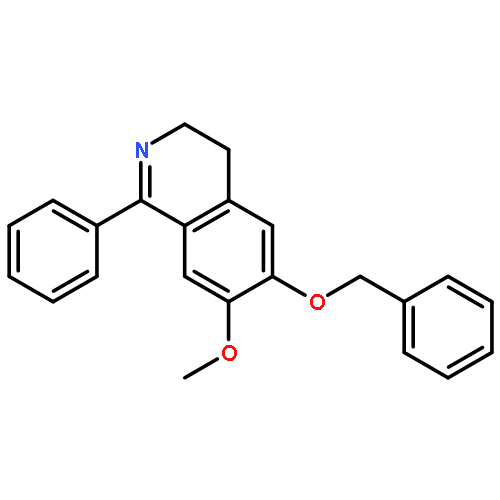 Isoquinoline, 3,4-dihydro-7-methoxy-1-phenyl-6-(phenylmethoxy)-